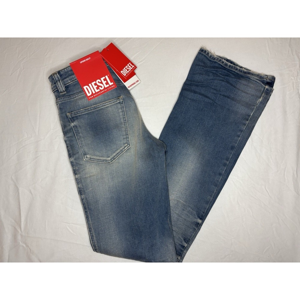 Diesel Denim Jeans 1998 D-Buck 09J62 27x34 Bootcut Leg Slim Fit NWT $350 Stetch